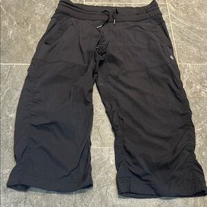Lululemon cropped dance studio pant, black size 4